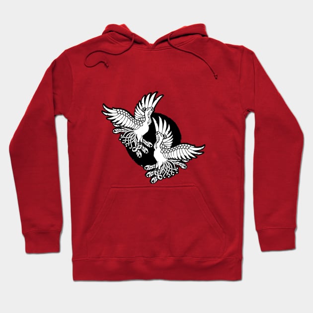 Phoenix Illustration Hoodie by TOKOAJA